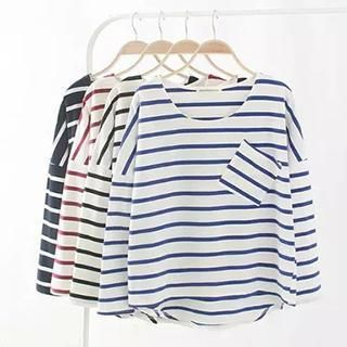 ninna nanna Long-Sleeve Striped T-Shirt