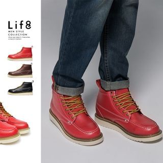 Life 8 Genuine Leather Short Boots