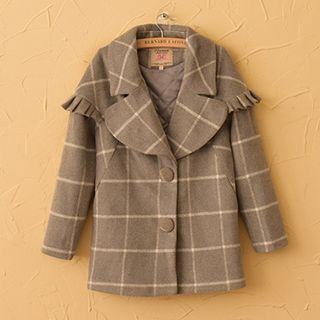 Moriville Plaid Coat