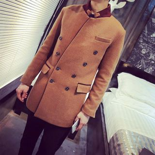 NAPO Double-breasted Woolen Coat