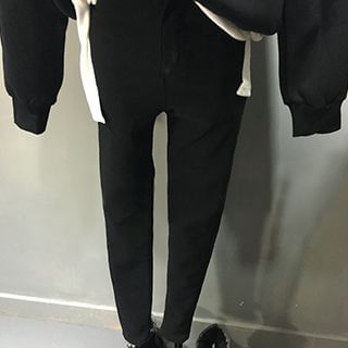 Eva Fashion Fleece-lined Tapered Pants