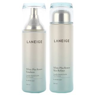 Laneige White Plus Renew Set : Skin Refiner 120ml + Emulsion 100ml 2pcs