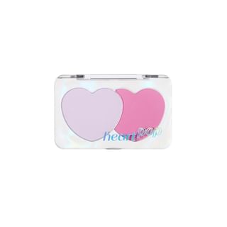 ETUDE - Heart Pop Duo Blusher - 3 Colors #01 Envy Pale