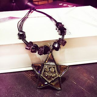 Cybelle Star Rhinestone Necklace