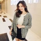 Round-Neck Open-Front Cardigan от YesStyle.com INT Round-Neck Open-Front Cardigan от YesStyle.com INT