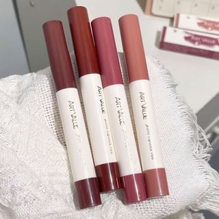 Art Value - Soft Silky Matte Lipstick Pen - 6 Colors 1# Cream Peach - 1.4g