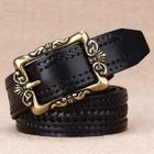 Woven Embossed Genuine Leather Belt от YesStyle.com INT Woven Embossed Genuine Leather Belt от YesStyle.com INT