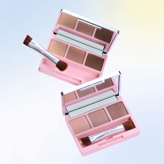 Jill Leen - Three-Colors Eyebrow Powder - 6 Types #04 Milk Tea Brown - 2G