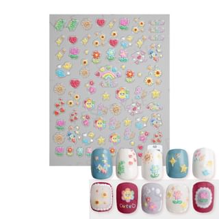 MEKO - Embossed Nail Stickers B 1 pc