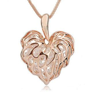 Best Jewellery Perforated Heart Necklace
