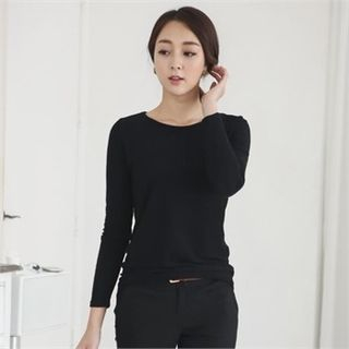 ode' Round-Neck Long-Sleeve T-Shirt
