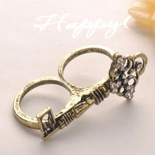 Fit-to-Kill Double Circle Key Ring Copper - One Size