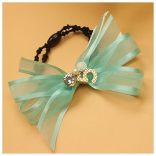 Cassia Bow Accent Hair Tie