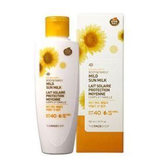 The Face Shop Natural Sun Eco Body & Family Mild Sun Milk SPF40 PA+++ 120ml 120ml