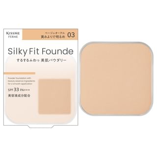 ISEHAN - Kiss Me Ferme Foundation SPF 33 PA+++ 03 Beige Ocher Refill
