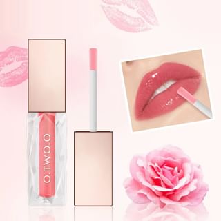 O.TWO.O - Clear Crystal Berry Lip Gloss (4-5) #04 Chilled Peach - 3g