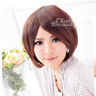 Clair Beauty Short Wigs - Straight Caramel - One Size