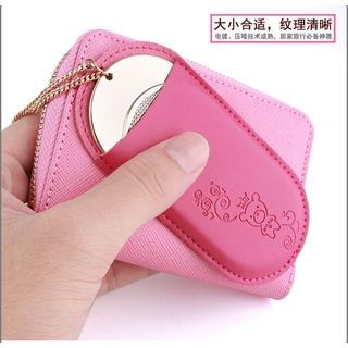 MILESI Pocket Mirror with Leather Case