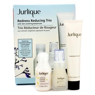 Redness Reducing Trio: Calendula Cream + Cleanser 30ml + Recovery Gel 15ml 3pcs