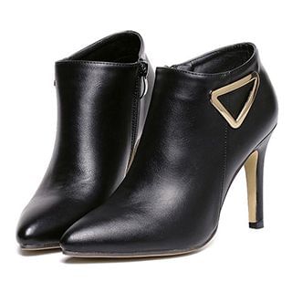 Fashion Street Stiletto Pointy Ankle Boots