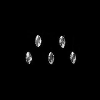 Maychao 3D Nail Art Rhinestones (#6 Rugby shape) (5 pcs) 5 pcs