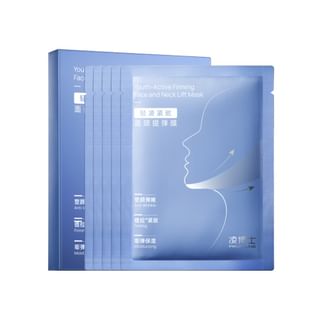 Prof.ling - Youth-Active Firming Face And Neck Lift Mask 23Ml X 5Pcs