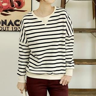 Lina Long Sleeves Striped Pullover