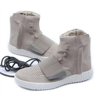 THE COVER Faux-Suede High-Top Sneakers