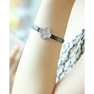 Miss21 Korea Flower Braided Bracelet