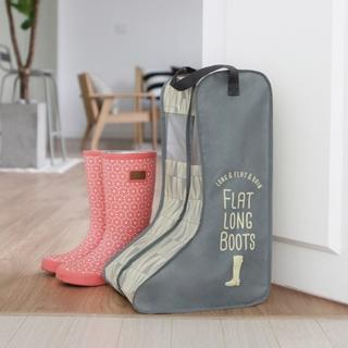 iswas Patterned Flat Long Boot Organizer