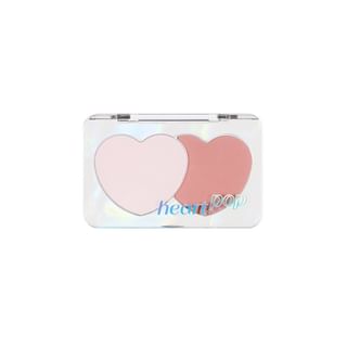 ETUDE - Heart Pop Duo Blusher - 3 Colors #02 Envy Bloom