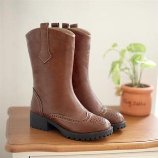 Pangmama Brogue Short Boots