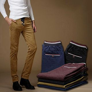 Evzen Drawstring Slim-Fit Pants