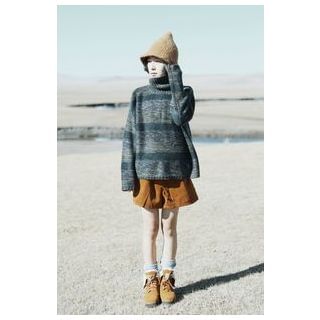 Kirito Stripe Turtleneck Sweater