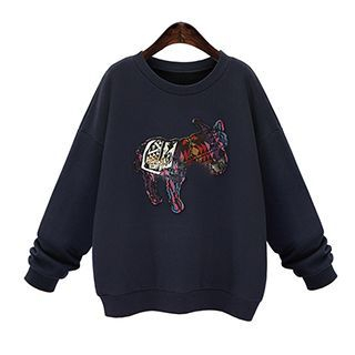 FURIFS Appliqu  Pullover