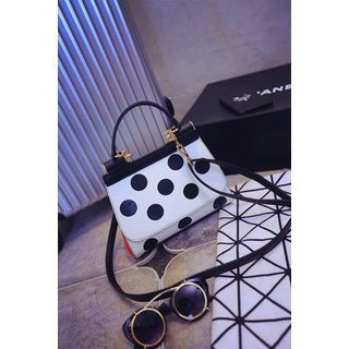 Rosanna Bags Faux Leather Dotted Tote Bag