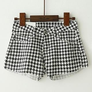 Meimei Houndstooth Shorts