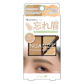 K-Palette - Nuance Powder Eyebrow+ 01 Mild Brown