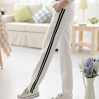 Lina Striped Sweatpants