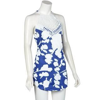Flobo Sleeveless Crochet-Panel Dress