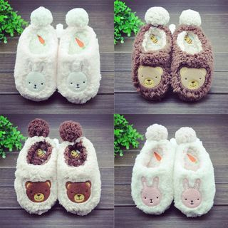 SouthBay Shoes Appliqu  Matching Couple Slippers