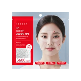 Needly - 5 Zone Wrinkle Care 3600 Shot Patch 5 Patches