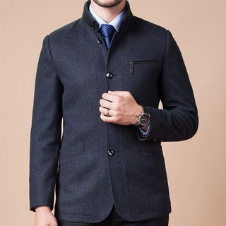 Modpop Woolen Buttoned Jacket