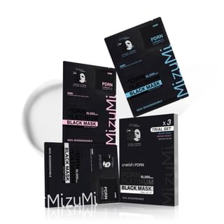 Mizumi - Pdrn Platinum Black Mask Trial Set 3 Pcs