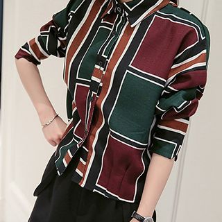 Hamoon Color Block Shirt