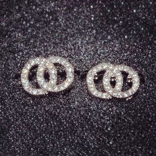 Nanazi Jewelry Rhinestone Earrings