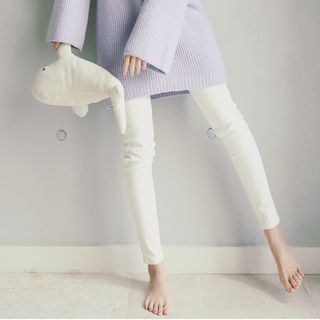 COII Brushed Fleece-Lined Leggings Pants
