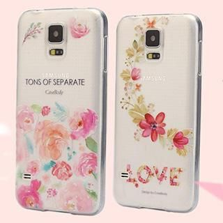 Casei Colour Samsung Galaxy Note 3 Silicone Floral Print Case