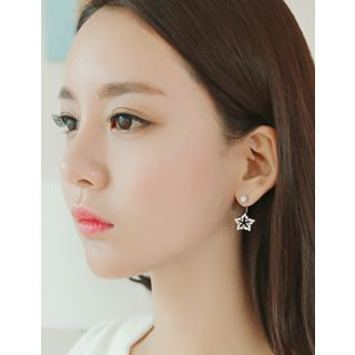 soo n soo Set of 3: Star Earrings (Single)