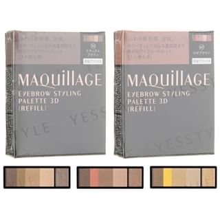 Shiseido - Maquillage Eyebrow Styling Palette 3D 60 Rose Brown Refill